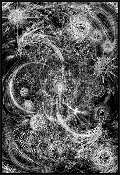 Illustration for article titled The Cosmic Horror of John Coulthart's Lovecraftian Illustrations